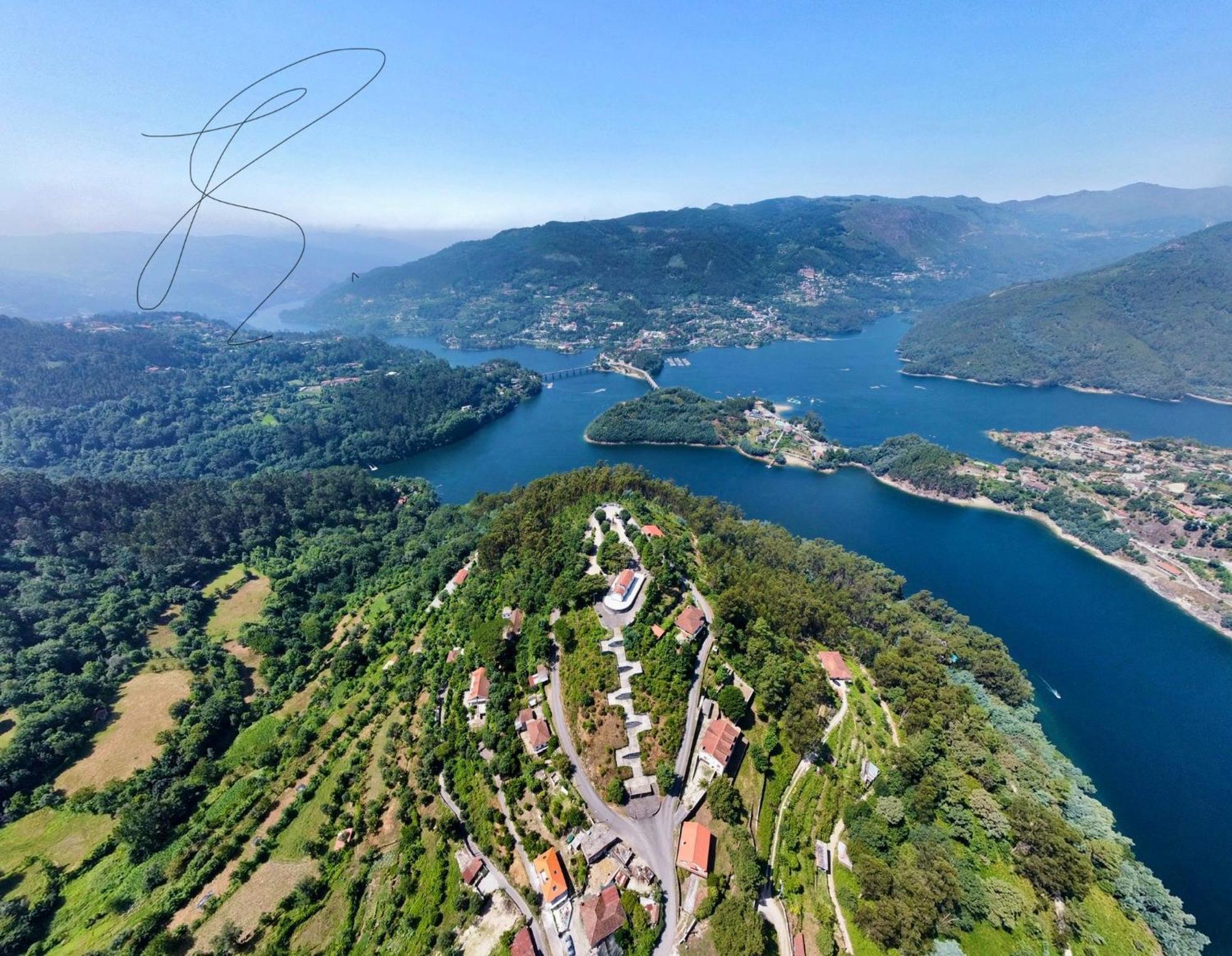דירות ג'רס Casa De Casarelhos - Vistas Rio, Campo E Montanha - Lareira מראה חיצוני תמונה